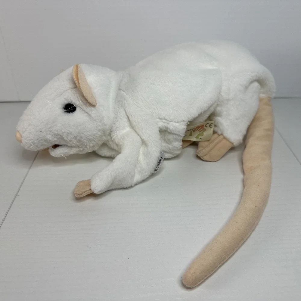 Folkmanis White Rat Hand Puppet 3038 Rare